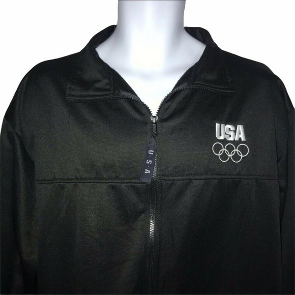 USA Olympic Committee Rings Lightweight Jacket XL - Picture 2 of 8